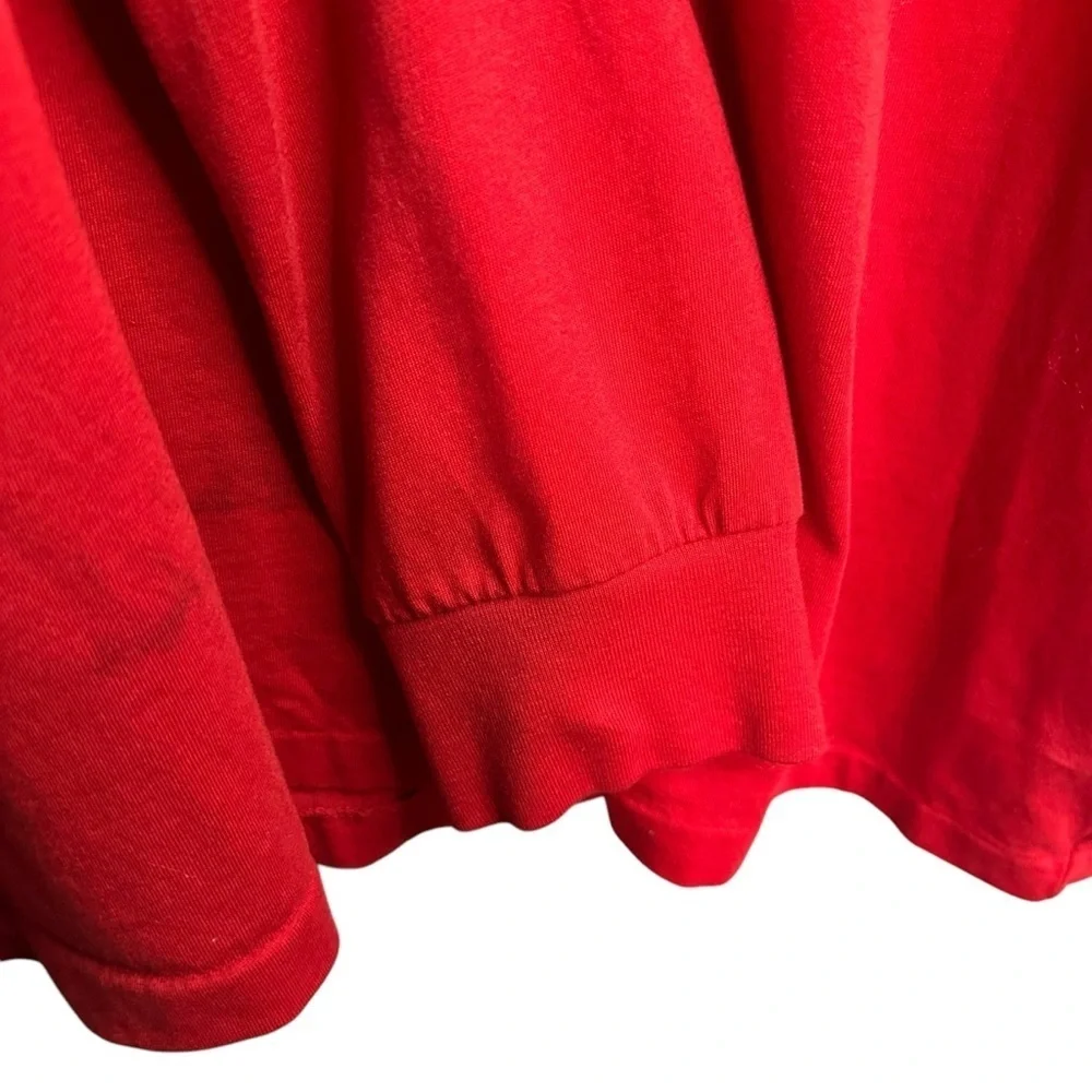Polo Ralph Lauren Red Long sleeve crew Neck Sweatshirt - flawed - Size XL